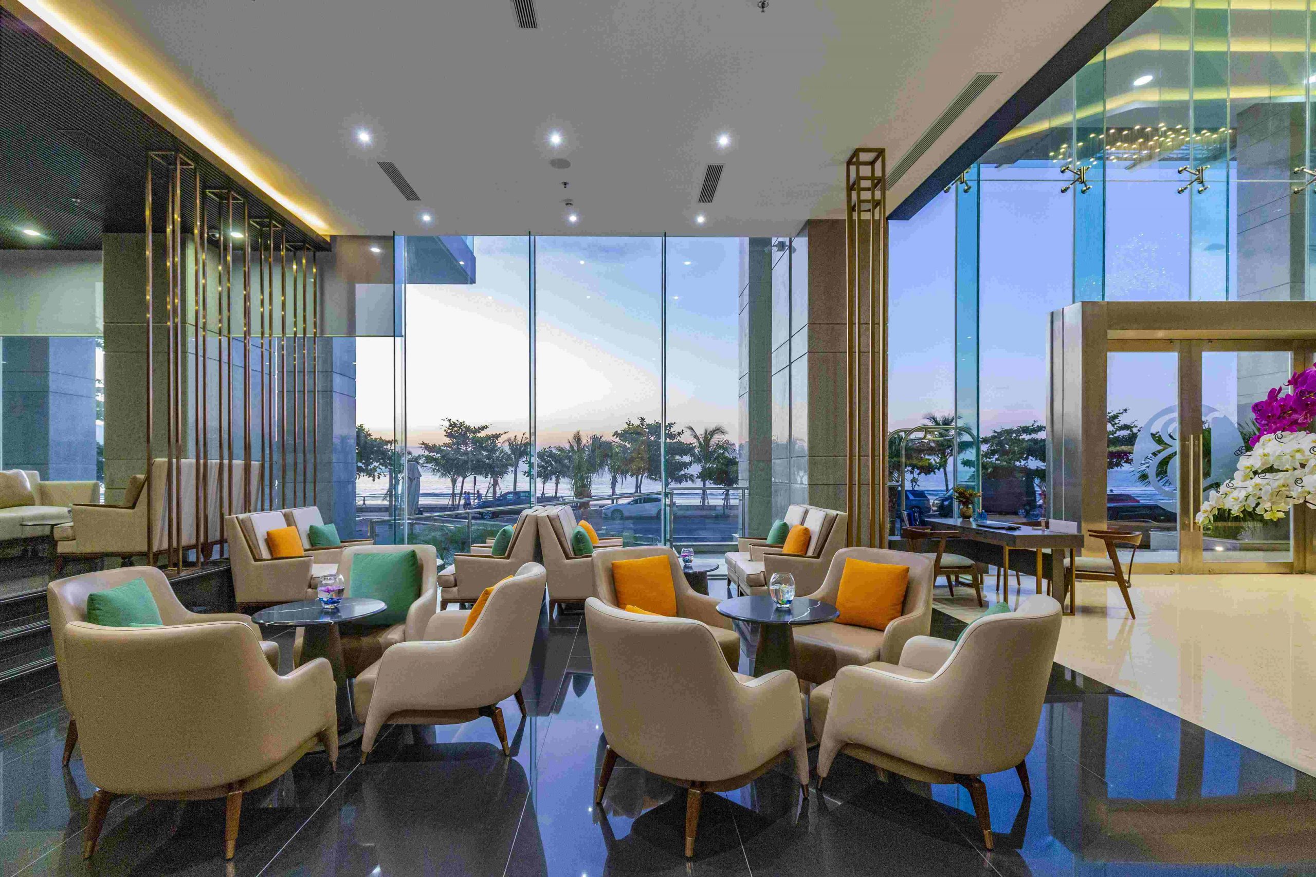Cafe Le sands Hotel Danang - Không gian sang trọng với thiết kế lạ mắt
